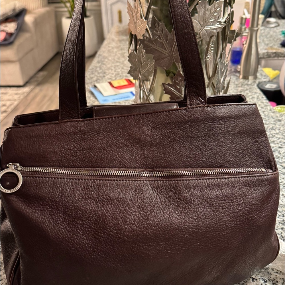 Etienne aigner Elegant Brown Leather Tote Bag - Picture 10 of 16